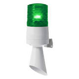S60ADL-110-G - Torre de Señalización LED / Luz Fija y Destellante / Zumbador 95 dB a 1 m / 110 VCA / IP65 / Ø60 mm