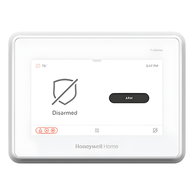 PROA7FA - Panel de Alarma con Pantalla Táctil / 7 Pulgadas / 127 Zonas Inalámbricas / 78 Dispositivos Z-Wave / 85 dB / 9 VCC