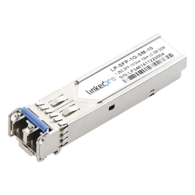 LP-SFP-1G-SM-10 - Transceptor Óptico SFP / Monomodo 1310 nm / 1.25 Gbps / 1000BASE-LX / LC/UPC Dúplex / DDM / 10 km (6.2 mi)