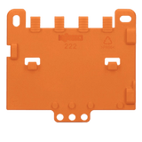 Wago 222-505 kit de montaje Naranja