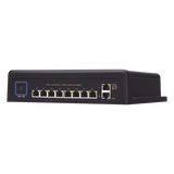 USW-INDUSTRIAL - Switch industrial UniFi PoE de 10 puertos Gigabit (8 x 802.3bt y 2 x Ethernet) para temperaturas extremas
