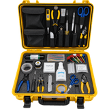 LP-FT-KIT-V2 - Kit de Terminación de Fibra Óptica / 28 Herramientas y Accesorios / Estuche Portátil Rugerizado / Preparación, Empalme y Limpieza