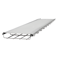 MG-50-153EZ - Charola de Cableado con Tapa Automática / 3 m (9.8 ft) de Longitud / 200 mm de Ancho / Calibre 20 / Acabado Galvanizado Electro-Zinc