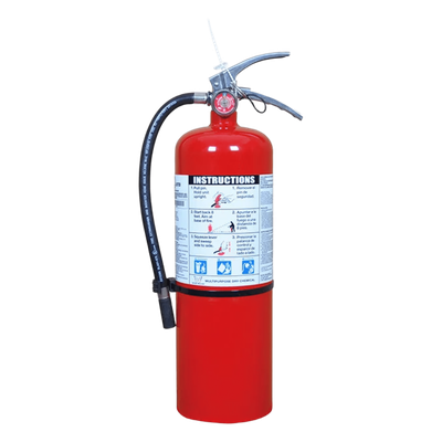 PD10LB - Extintor de Polvo Químico Seco / Clase ABC / 10 lb (4.53 kg) / Tiempo de Descarga 22 s / UL Listado / -40°C a 49°C