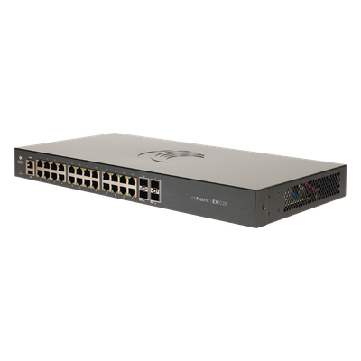 MX-EX1028XXA-0 - Switch Gigabit Ethernet / 24 Puertos 10/100/1000 / 4 SFP / Capa 2 / Gestión en la Nube / 56 Gbps