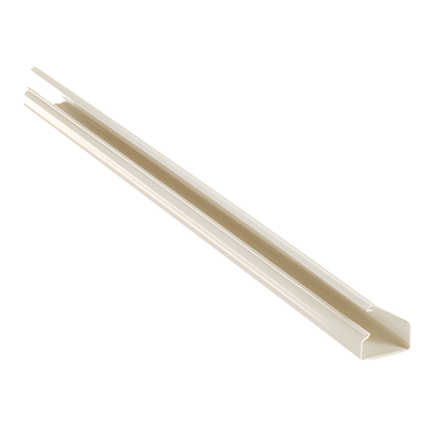 LD10IW8-A - Canaleta de PVC Rígida / 38.4 x 24 mm / 2438 mm (8 ft) de Largo / UL94V-0 / Adhesiva Sin Herramientas / 13 Cables Cat6