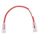 UTP28X8INRD - Cable de Parcheo UTP / Cat6A / 28 AWG / CM-LSZH / 0.67 pies / Rojo