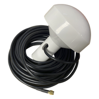 SD-GPS-005 - Antena GPS Marina / 1575.42 MHz / Ganancia 28 dBi / Omnidireccional / Cable RG58 10 m (32.8 ft) / Conector SMA Macho / Soporte Rotativo