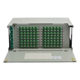 ODU19RP-CSS96-B - ODU de Fibra Óptica / 96 Empalmes / 216 Fibras / 4 UR / 19" / 820 pies Capacidad