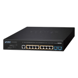 AVS-4210-8HP2X - Switch Administrable L2+ AV / 4 Puertos PoE++ 95W + 4 Puertos PoE+ 32W + 2 SFP+ 10G / Presupuesto PoE 240W / Fanless / Dante y NDI