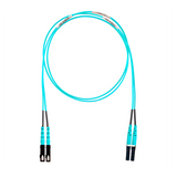 FZ2ELLNSNSNM006 - Jumper de Fibra Óptica / Multimodo OM4 50/125 / LC-SC Dúplex / LSZH / Aqua / 6 m (19.69 ft)