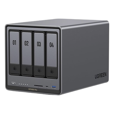 35260 - Ugreen NASync DXP4800 Plus NAS Escritorio Intel® Pentium® 8 GB DDR5 UGOS Pro Negro