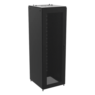 PS1C2189B - Gabinete de Telecomunicaciones / 800 mm Ancho (2.62 ft) / 900 mm Profundidad (2.95 ft) / 45 UR / Puertas Perforadas / Color Negro