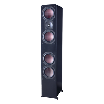 ELITE46TOWERBK - ELITE SERIES PREMIUM HOME THEATER 3 VIAS, 4 WOOFER DE FIBRA DE CARBONO 6.5", 1 TWEETER DE TITANIO, COLOR NEGRO