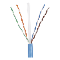 PUC5C04BU-CE - Bobina UTP Cat 5e / 305 m (1000 ft) / 24 AWG Cobre Sólido / PVC CM / 4 Pares / Azul