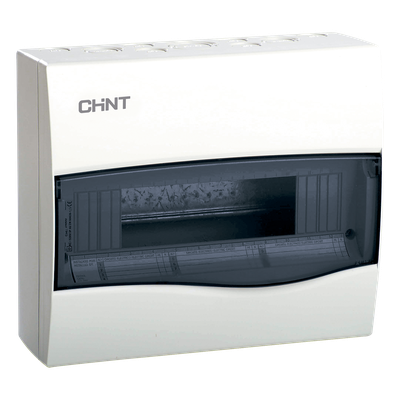 CD40S12 - Caja de Distribución para Sobreponer / IP40 / 12 Módulos / IK08 / Halógeno Libre / -25°C a +40°C