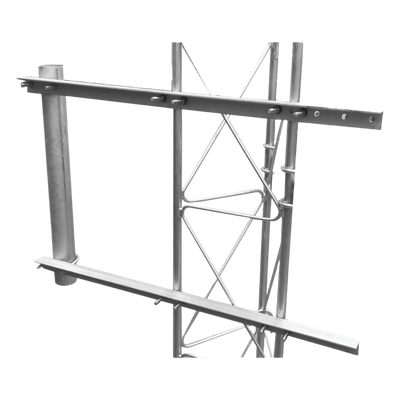 SBL-UNI-2G - Brazo para Torre Arriostrada / Acero ASTM A36 / Ø 3' Cal. 16 / Ángulos 89.5 cm / Galvanizado por Inmersión / Compatibilidad STZ30G/35G/45G