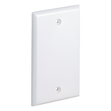 LP-FP-107 - Placa de Pared Ciega / Vertical Plano / 70 x 115 mm (2.75" x 4.52") / UL 94V-0 / Blanco
