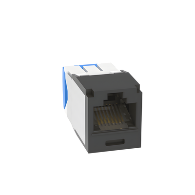 CJE6X88TGBL - Conector Jack RJ45 / Categoría 6A / Sin Blindaje / Terminación sin Impacto / Gel Anti-Corrosión / 22-26 AWG / Negro