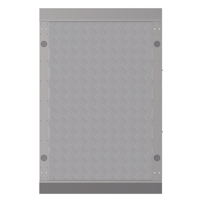 DS-K3B961TX-BASE900-S - Base para Torniquete / 1 Carril / 90 cm (2.95 ft) / Instalación sin Anclaje / Serie DS-K3B961