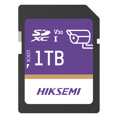 HS-SD-P10/1TB/GUARDPRO - Tarjeta SD GuardPro P10 / 1 TB / 100 MB/s Lectura / 90 MB/s Escritura / Clase 10 U3 V30 / 3D TLC NAND / Especializada Para Videovigilancia 24/7