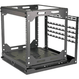 RC2201 - Rack Abierto Deslizante y Giratorio / 12U / Rotación 360° / Carga 68 kg (150 lbs) / Norma EIA/ECA-310-E / Gestión de Cables