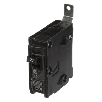 B120 - Interruptor Automático / 1 Polo / 20 A / 120 V AC / Capacidad de Interrupción 10 kA / Conexión Atornillable / Protección Termomagnética