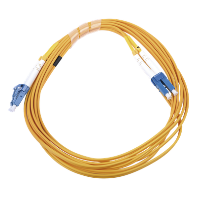 LP-FO-LCU-LCU-03 - Jumper de Fibra Óptica / Monomodo 9/125 / LC/UPC-LC/UPC / PVC 2.0 mm / Dúplex / Amarillo / 3 m (9.84 ft)
