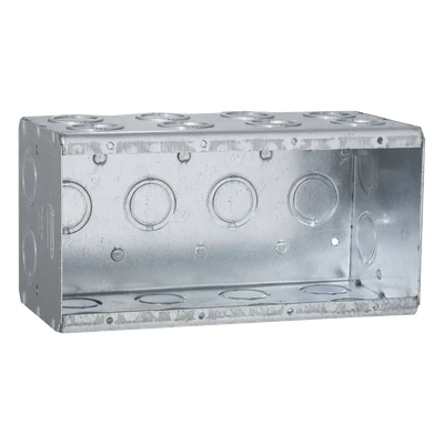 HUB-698 - Caja Multigang / 4 Gangs / 3-1/2 Pulgadas (8.89 cm) / 24 Entradas 1/2-3/4 Pulgadas (1.27-1.91 cm)