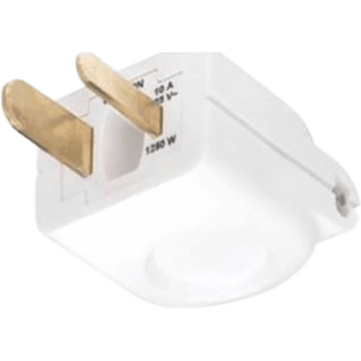 RPFDU10WHS - Enchufe de Repuesto / 125V / 10A-15A / Compatible con Receptáculos de Atenuación