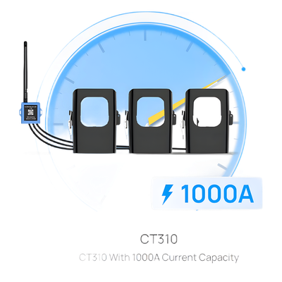 CT310915M - Medidor de Corriente LoRaWAN / Trifásico hasta 1000 A / Muestreo 3.3 kHz / 3 Canales Simultáneos / Autoalimentado