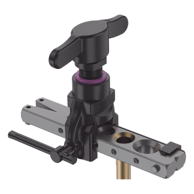 HF-T6 - Herramienta de Abocardado Cónico Excéntrico / 6 Diámetros de Tubo / Mango Giratorio / Cuerpo de Aluminio / Calibrador Lateral / 0.93 kg