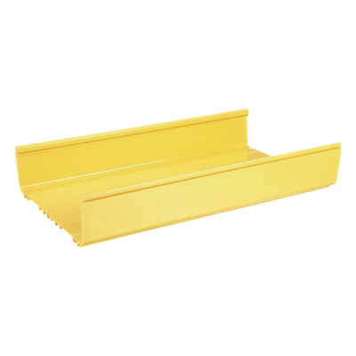 FR12X4YL6 - Canaleta para Fibra Óptica / PVC Rígido UL 94V-0 / 12x4 in / 1.8 m (5.9 ft) / Capacidad 773 Cables / QuikLock / Amarillo