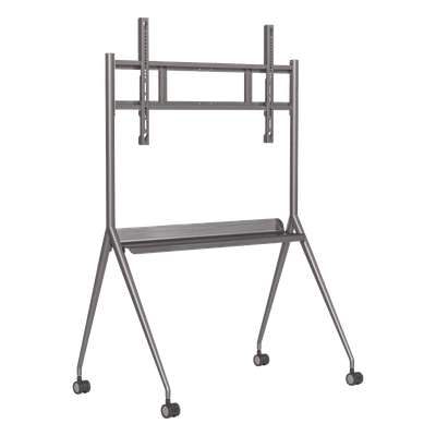 DS-D5ABKY2-S - Soporte de Piso Móvil para Pantalla / 55" a 75" / VESA hasta 600 x 400 mm / Carga 85 kg / Estructura Metálica 20 kg