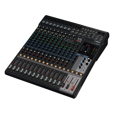 MG16XCV - Mezcladora de Audio Analógica / 16 Canales / 10 Entradas de Micrófono / 4 Buses Auxiliares / Efectos SPX 24 Programas / Chasis Metálico