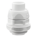 DX-54-020 - Conector Flexible a Caja / PVC 20 mm / IP55 / Auto-Extinguible / Libre de Halógenos / -24°C a 60°C