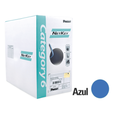 NUC6C04BU-ME - PANDUIT Bobina de Cable UTP NUC6C04BU-ME, 100% Cobre, 1,000 Pies, 24 AWG, Cat 6