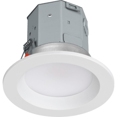 RRLCD4WHTW - Lumaris Tunable White Recessed Downlight / 4 PULGADAS Canless / 1800 K - 4000 K CCT / 8.5 W / 800 Lumens / Flicker-Free Dimming 100% - 0.1% / Clear Connect - Type X Wireless