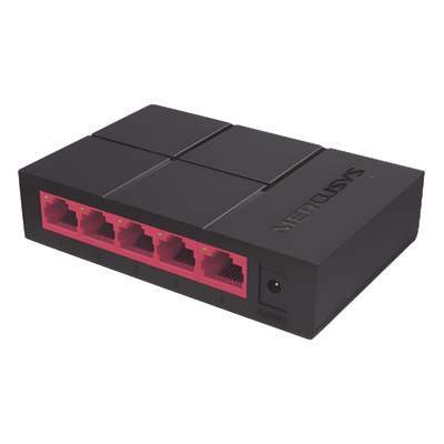 MS105G - Switch Mercusys MS105G de escritorio 5 puetos gigabit 10/10/1000M no administrable plug and play carcasa de plástico