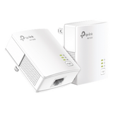 TLPA7017KIT - Kit Adaptador Powerline / Gigabit Ethernet 1000 Mbps / HomePlug AV2 / Alcance 300 m (984.2 ft) / Plug and Play / 1 Puerto RJ45 / Ultra Compacto