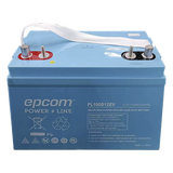 PL100D12EV - Batería de Ciclo Profundo / 12 VCC / 100 Ah / 620 A CCA / AGM-VRLA / Terminal F22 / 170 min Reserva