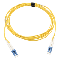 FJ2-LCULCUL-03 - Jumper de Fibra Óptica Monomodo / LC/UPC Duplex / OFNR Riser / 3 Metros (9.84 Pies) / 10 Gigabit / XGLO