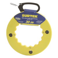 SYS-112601 - Guía Jala Cable / Acero SAE 1045 / Longitud 30 m (98.4 ft) / 5 Alambres Calibre 12 AWG / Ojo Agrandado / Ventanas de Verificación
