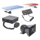 X67-RB-KIT - Kit de Señalización para Seguridad Pública / Barra LED 118 cm (46.5 in) / 88 LEDs Hyperlux / Sirena 100W / Bocina 100W 8 Ohms / IP65 / SAE
