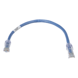 UTPSP1BUY - Cable de Parcheo UTP Cat6 / 24 AWG / CM / 0.3 m (1 ft) / Azul