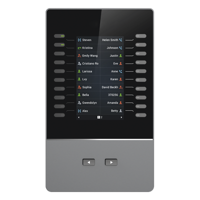 GBX-20 - Módulo de Extensión IP / Pantalla LCD 4.3" / 272 x 480 píxeles / 40 Contactos por Módulo / Hasta 160 Líneas en Cascada / BLF y Conferencia