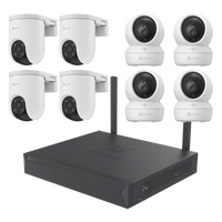 KIT/CSX5S/8W - Kit de Cámaras Wi-Fi / 3 Megapixel / 8 Canales / 8 Cámaras / Visión Nocturna a Color / Detección de Humanos y Vehículos / Audio Bidireccional / NVR Wi-Fi