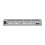 USW-PRO-MAX-16 - Switch Capa 3 Administrable / 16 Puertos / 4x 2.5 GbE / 12x GbE / 2x SFP+ 10G / EtherLight RGB / Pantalla Táctil 1.3"