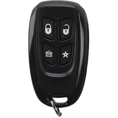 CEREMLXB - Control Remoto de Alarma / 4 Botones / Frecuencia 433 MHz / Hasta 7 Unidades por Receptor / Compatible Multi-Marca