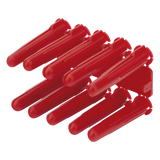 TP-2X - Taquete de Anclaje / 1/4" / Doble Expansión Multidireccional / Carga 60 kg / HDPE Resistente / Paquete 100 Piezas